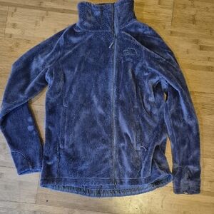 The North Face Navy Plush Full-Zip Fleece Jacket